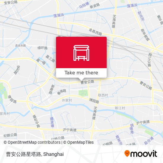曹安公路星塔路 map