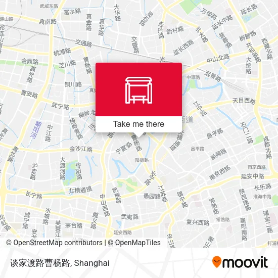 谈家渡路曹杨路 map