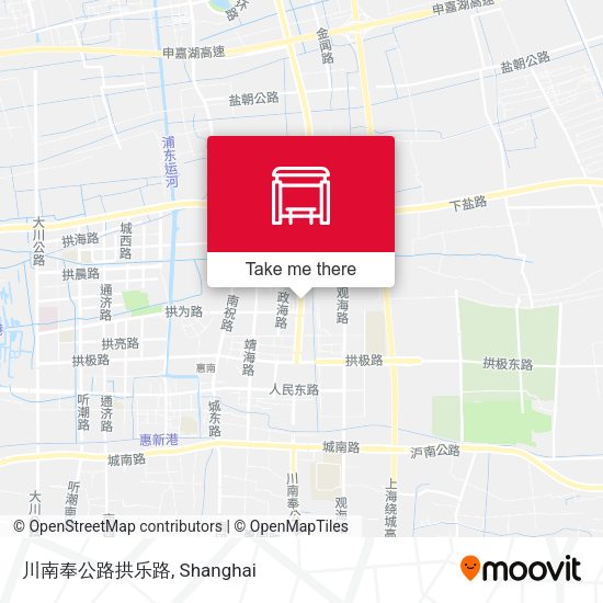 川南奉公路拱乐路 map
