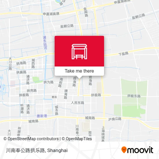 川南奉公路拱乐路 map
