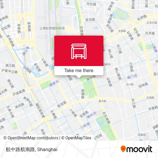 航中路航南路 map