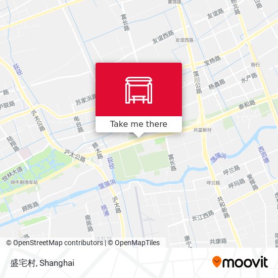 盛宅村 map