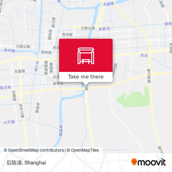 后陈港 map