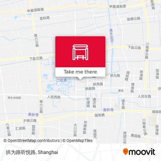 拱为路听悦路 map