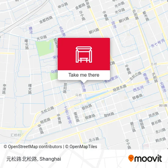 元松路北松路 map