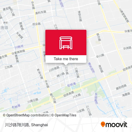 川沙路翔川路 map