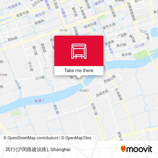 闵行(沪闵路建设路) map