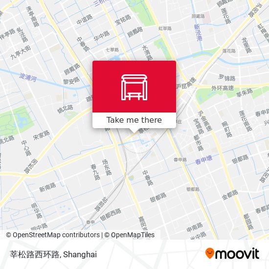 莘松路西环路 map