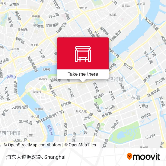 浦东大道源深路 map