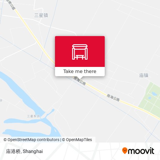 庙港桥 map