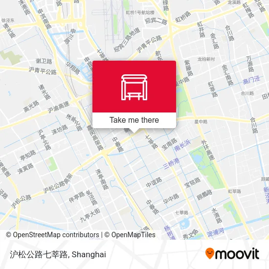 沪松公路七莘路 map