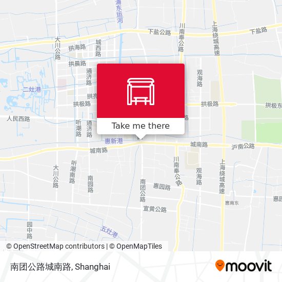南团公路城南路 map