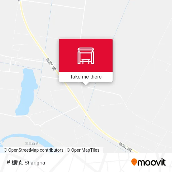 草棚镇 map