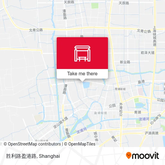 胜利路盈港路 map