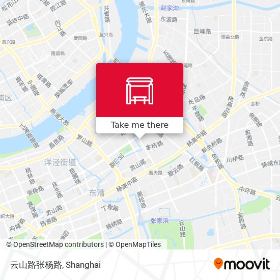 云山路张杨路 map