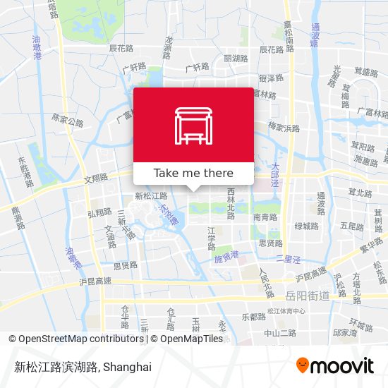 新松江路滨湖路 map