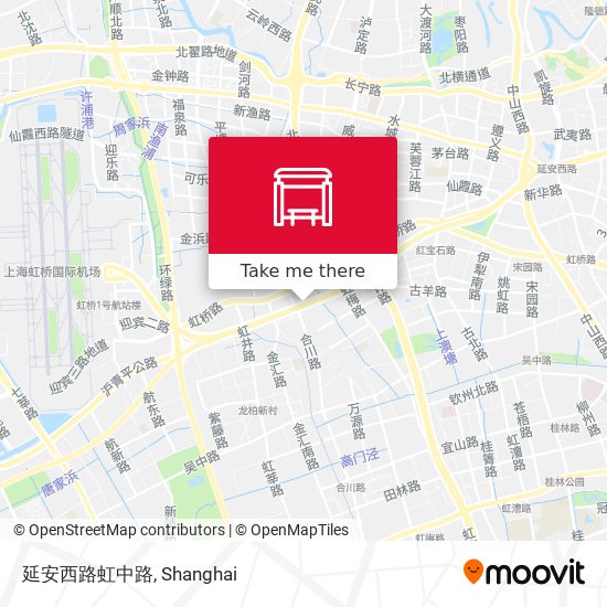 延安西路虹中路 map