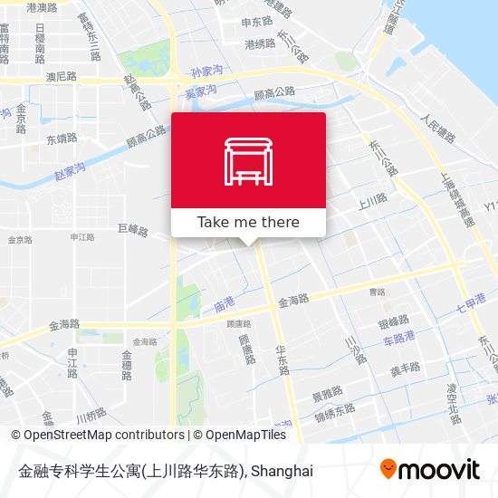 金融专科学生公寓(上川路华东路) map