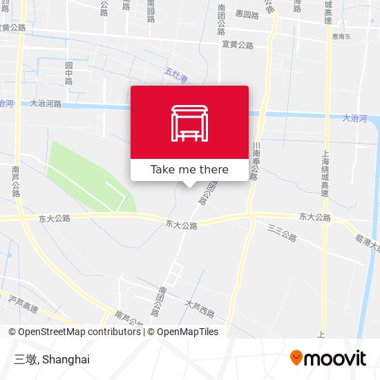 三墩 map