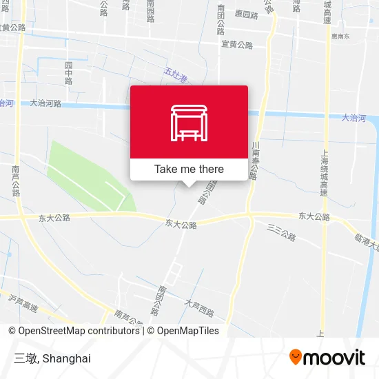 三墩 map