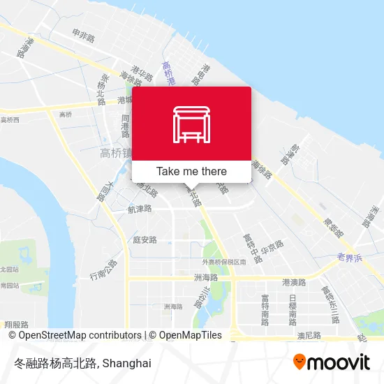 冬融路杨高北路 map