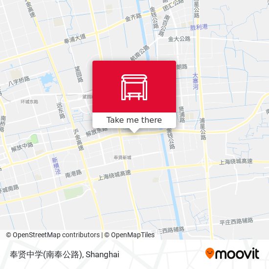 奉贤中学(南奉公路) map