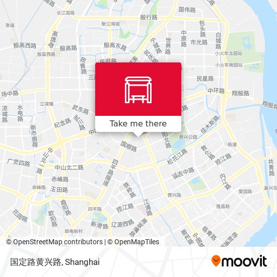 国定路黄兴路 map