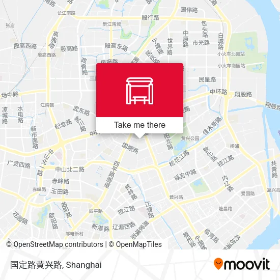 国定路黄兴路 map