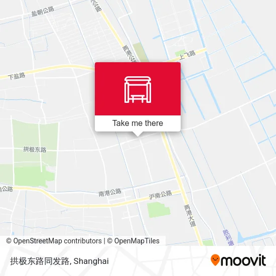 拱极东路同发路 map