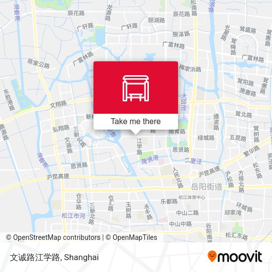 文诚路江学路 map
