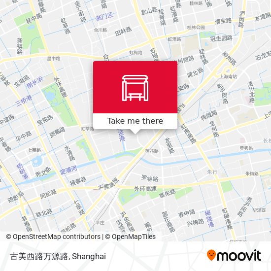 古美西路万源路 map