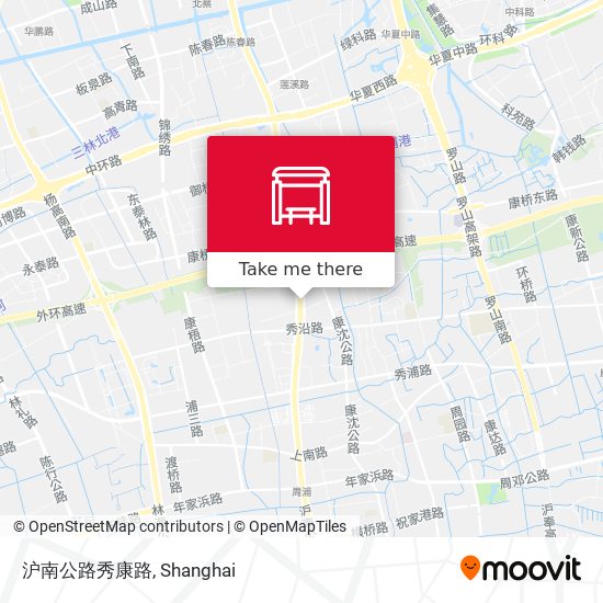 沪南公路秀康路 map