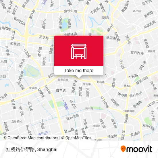 虹桥路伊犁路 map