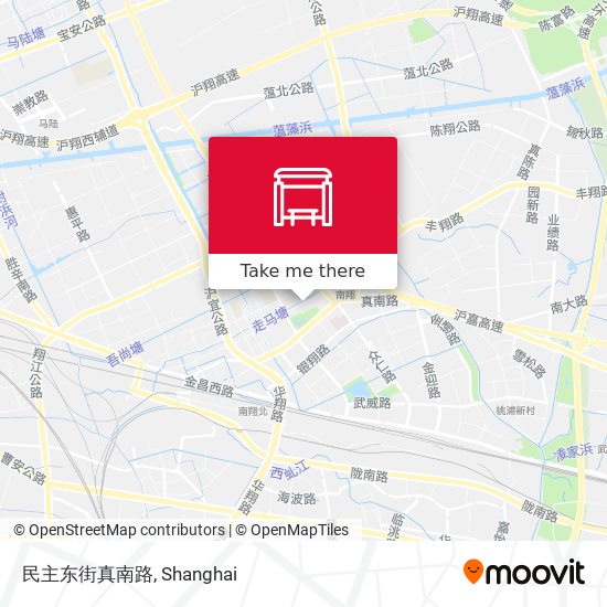 民主东街真南路 map