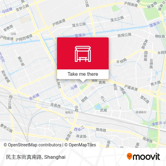 民主东街真南路 map