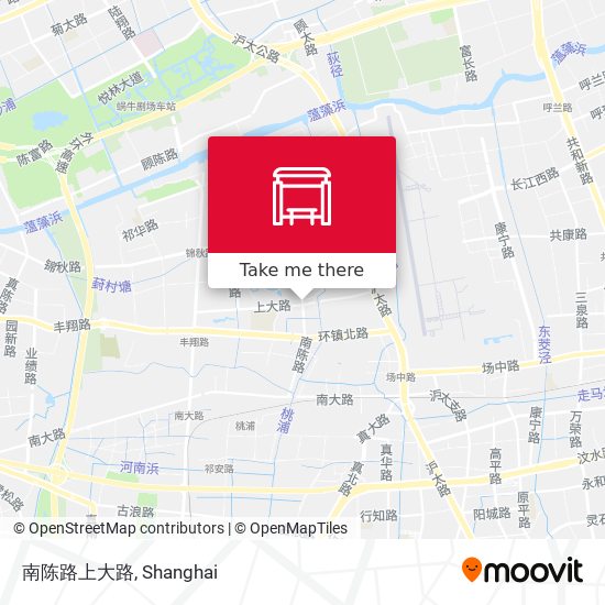 南陈路上大路 map