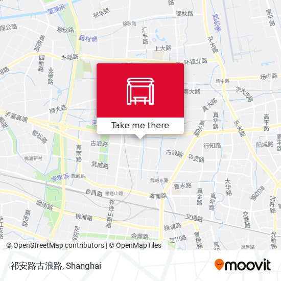 祁安路古浪路 map