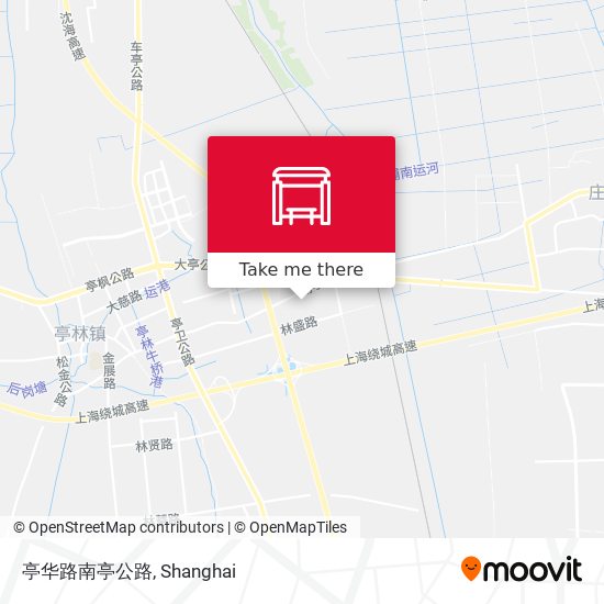 亭华路南亭公路 map