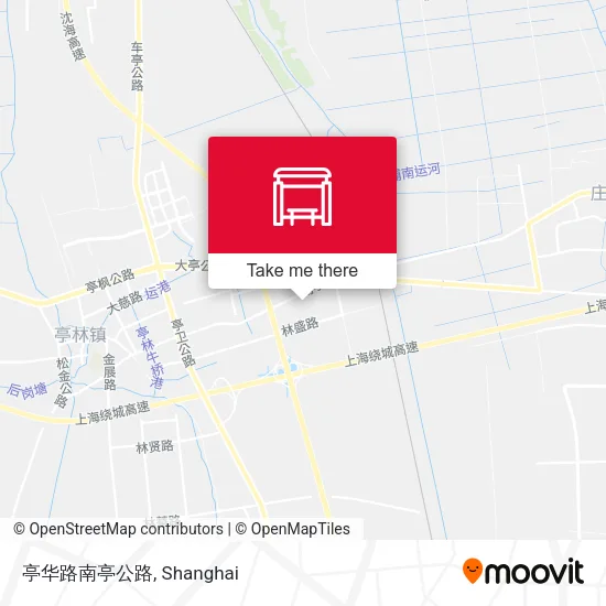 亭华路南亭公路 map