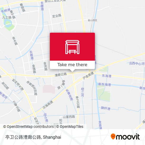 亭卫公路漕廊公路 map