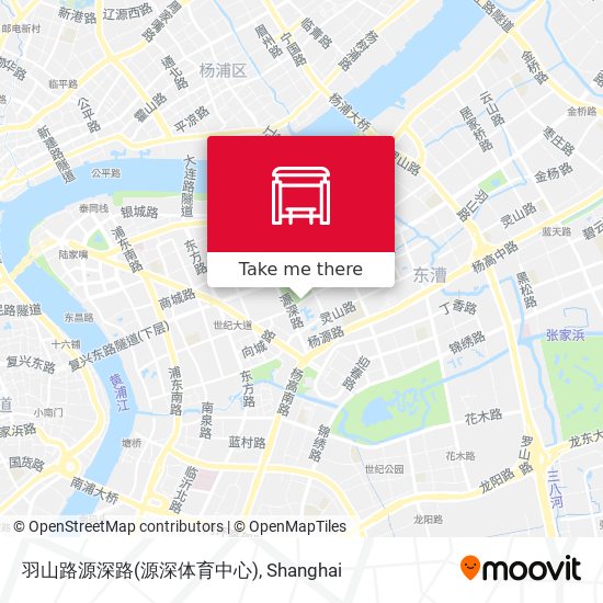 羽山路源深路(源深体育中心) map