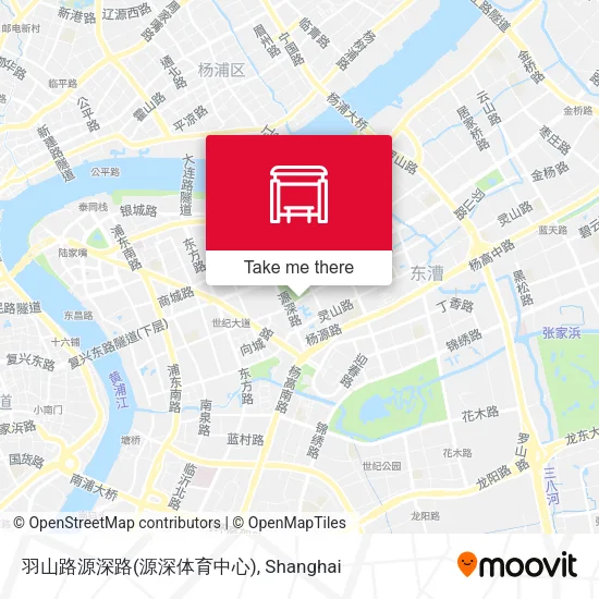 羽山路源深路(源深体育中心) map