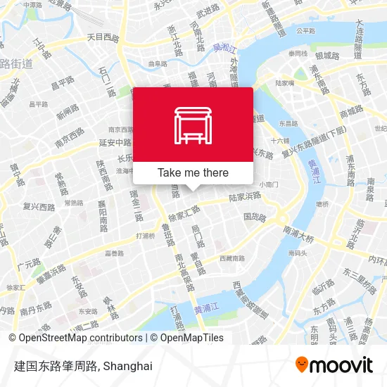 建国东路肇周路 map