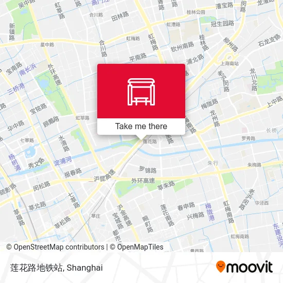 莲花路地铁站 map