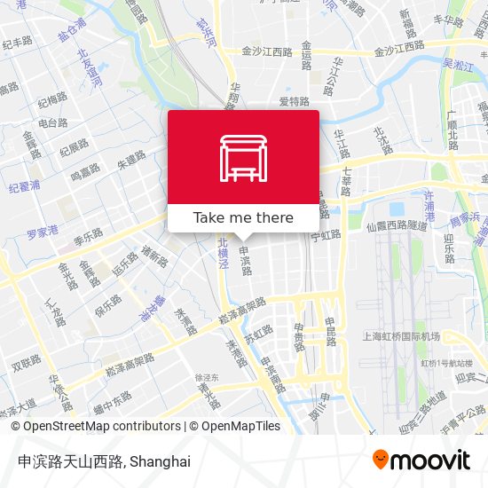 申滨路天山西路 map