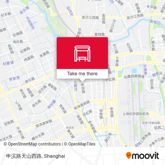 申滨路天山西路 map