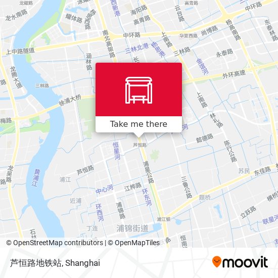 芦恒路地铁站 map