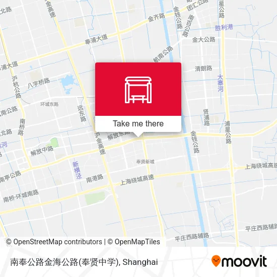 南奉公路金海公路(奉贤中学) map