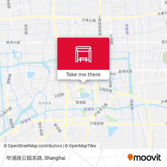 华浦路公园东路 map