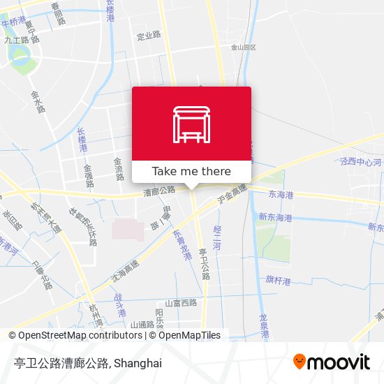 亭卫公路漕廊公路 map